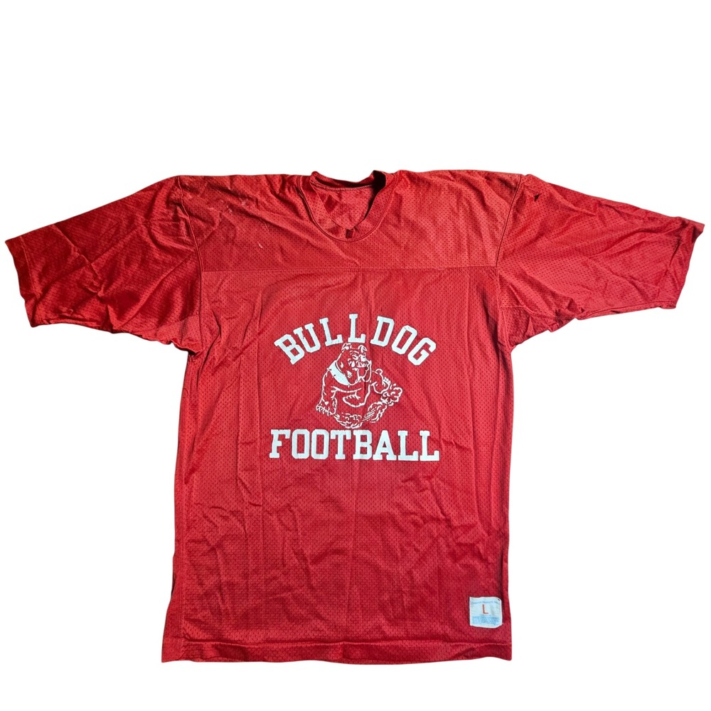 Vintage Champion Georgia Bulldogs NCAA Football Mesh Jersey #12 Mens L USA Retro